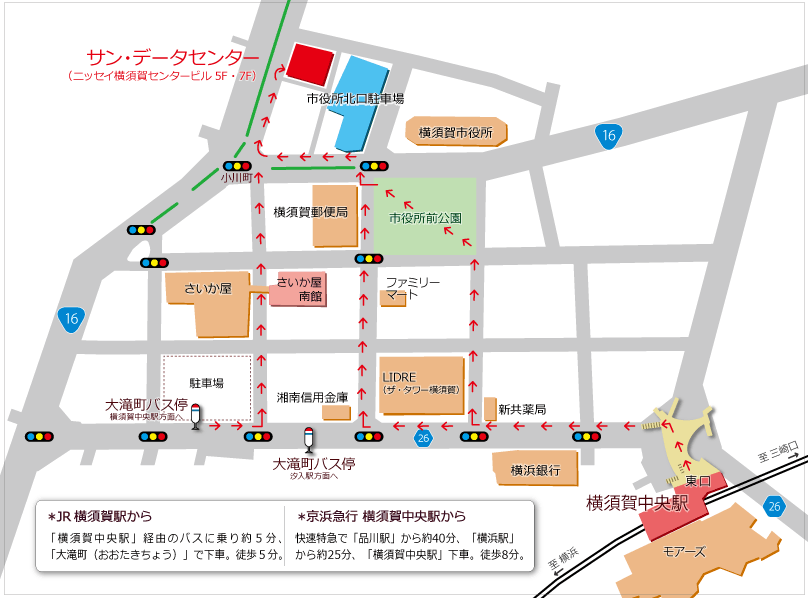 サンデータセンター地図画像